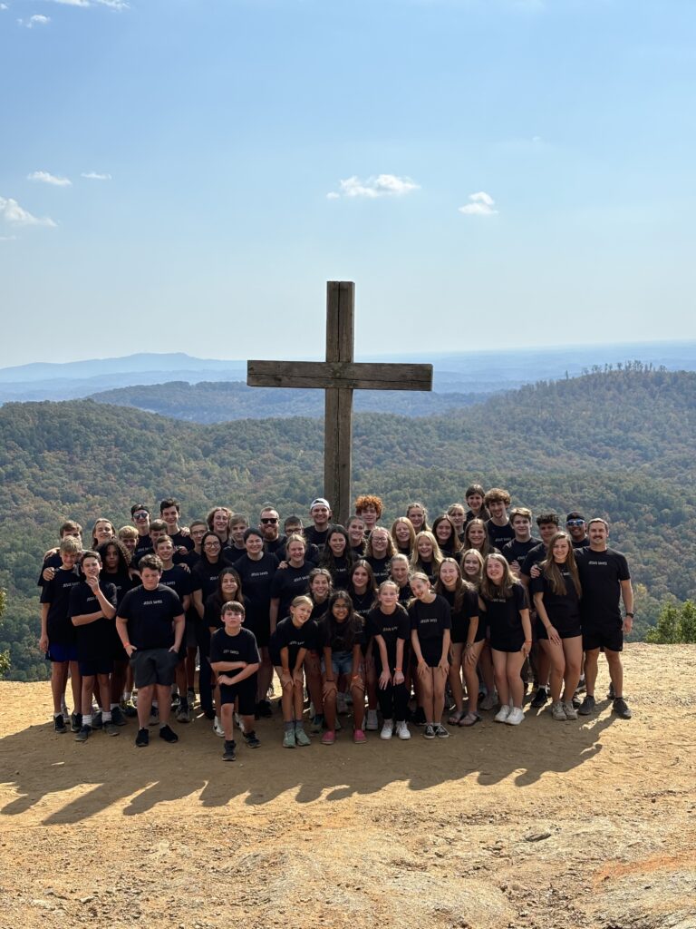 students on a retreat